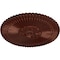 Ekena Millwork Nexus Ceiling Medallion (Fits Canopies up to 2 3/4"), Hand-Painted Antique Copper, 30"OD x 1 1/4"P CM30NEACS - alternate 3